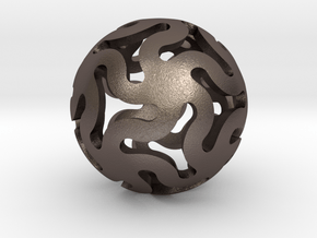 Star Ball Classic in Polished Bronzed Silver Steel