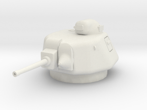 PV86B APX-1 CE Turret (Somua S35) (1/48) in White Natural Versatile Plastic