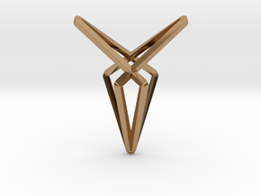 YOUNIVERSAL X, Pendant. Sharp Elegance in Polished Brass
