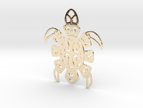 Pacific Turtle in 14K Yellow Gold