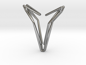 YOUNIVERSAL 77, Pendant in Fine Detail Polished Silver