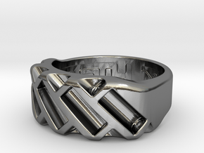 US6 Ring XVII: Tritium in Polished Silver