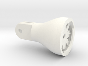 Garmin Varia Tail Light/Edge GoPro Adapter in White Processed Versatile Plastic: Small