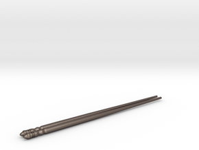 Chopsticks in Polished Bronzed Silver Steel