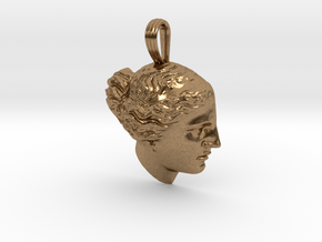 VENUS DE MILO necklace pendant in Natural Brass