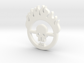 Mad Max: Fury Road Brand Pendant in White Processed Versatile Plastic