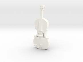 Violin 1/2 Size in White Processed Versatile Plastic