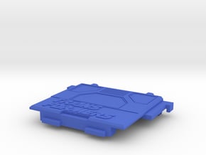 Transformers Thunderclash rear gate. in Blue Processed Versatile Plastic