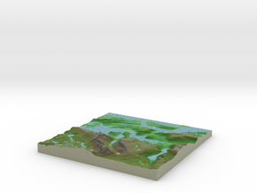 Terrafab generated model Thu Oct 29 2015 23:03:35  in Full Color Sandstone