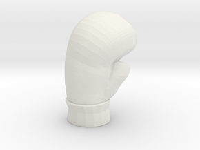 Boxing Glove Arrowhead in White Natural Versatile Plastic