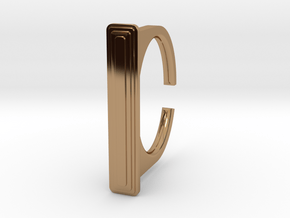 Ring 1-1 in Polished Brass