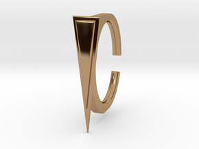 Ring 2-1 in Polished Brass