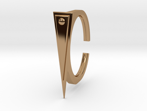 Ring 2-2 in Polished Brass
