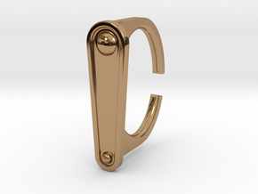 Ring 5-2 in Polished Brass