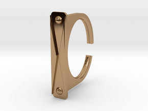 Ring 1-6 in Polished Brass