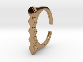 Ring 5-5 in Polished Brass