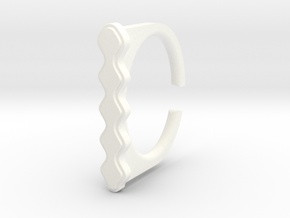 Ring 5-5 in White Processed Versatile Plastic
