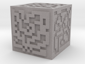 Maze cube in Full Color Sandstone