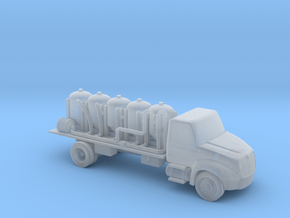 Chemical Delivery Truck - Zscale in Tan Fine Detail Plastic