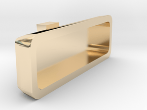 1/10 Scale rear view mirror Billet Alum. type in 14k Gold Plated Brass