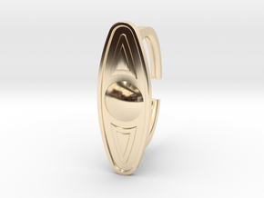 Ring 5-6 in 14k Gold Plated Brass