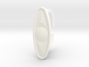 Ring 5-6 in White Processed Versatile Plastic