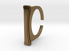 Ring 1-8 in Polished Bronze