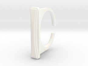 Ring 1-8 in White Processed Versatile Plastic