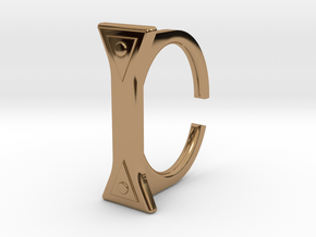Ring 5-7 in Polished Brass
