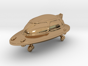 Space Car 1 in Polished Brass