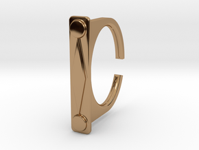 Ring 1-9 in Polished Brass