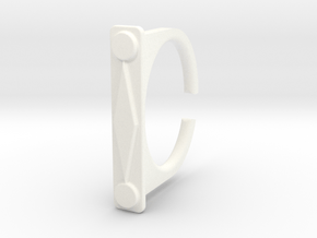 Ring 1-9 in White Processed Versatile Plastic