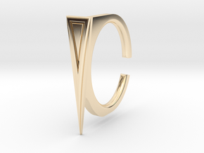 Ring 2-7 in 14k Gold Plated Brass