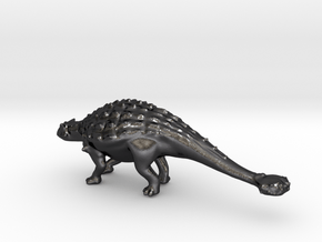 Replica Dinosaurs Ankylosaurus Full Color  in Polished and Bronzed Black Steel