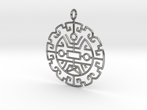 Chinese lucky pattern in Fine Detail Polished Silver