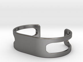 Bracelet, size 5, embossed - 70x38 in Polished Nickel Steel