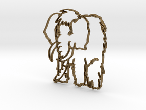 Baby Mammoth in Natural Bronze