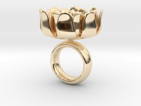 Nymph ring in 14k Gold Plated Brass