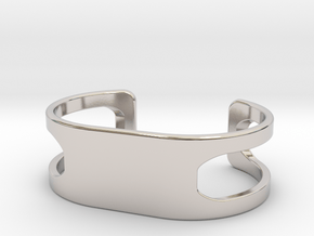 Bracelet, size 3, embossed - 60x31 in Platinum