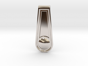 030103-6a in Rhodium Plated Brass