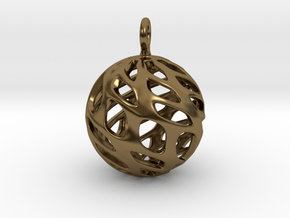 Sphere Pendant in Polished Bronze