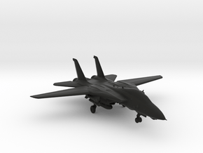 F14 jet Tomcat big in Black Natural Versatile Plastic
