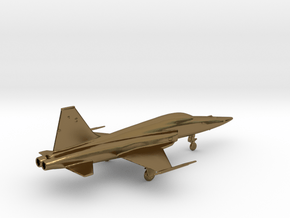 Jet F5 Tiger gold & other precious materials in Polished Bronze