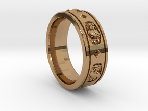 Ring Courson-v3.d58 in Polished Brass