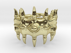 Devourer of Fingers in 18k Gold Plated Brass