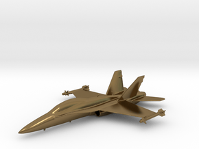 McDonnell Douglas F/A-18 Hornet F-18 Gold & precio in Polished Bronze