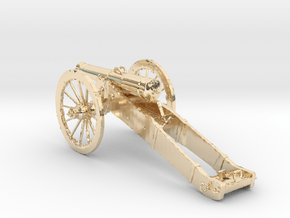 12 Pound Middle cannon in 14k Gold Plated Brass