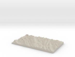 Model of Altrude Creek in Natural Sandstone