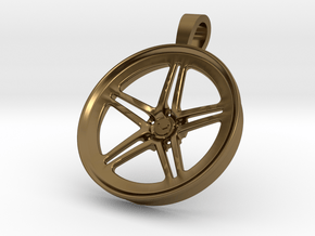 Vossen LC102 KeyChain Pendant 35mm in Polished Bronze