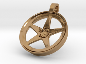 Vossen LC101 KeyChain Pendant 35mm in Polished Brass
